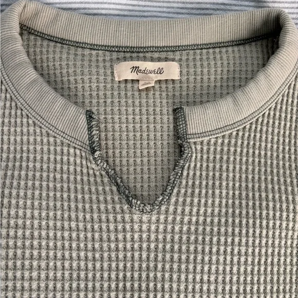 Madewell Thermal Waffle Knit Notch Neck Long Sleeve
Top Sage Green XS - Picture 4 of 4